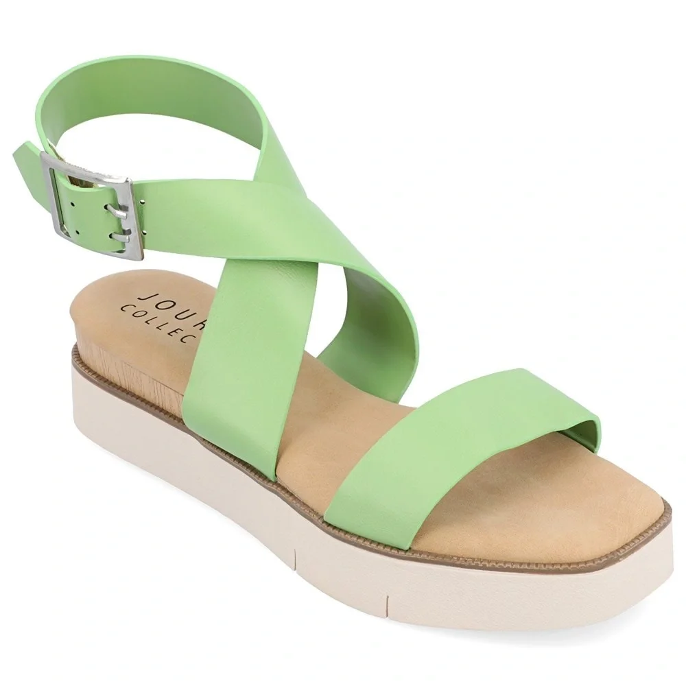 Journey Collection | Women’s Havalee Platform Sandals - Picture 1 of 8